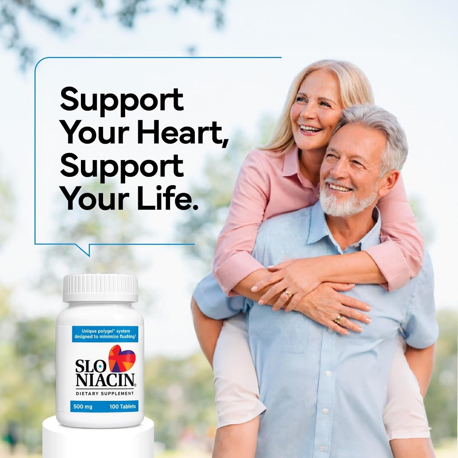 Slo-Niacin Slow Release Niacin 500mg – Vitamin B3 Food Supplement for Daily Wellness – 100 Tablets - görsel 6