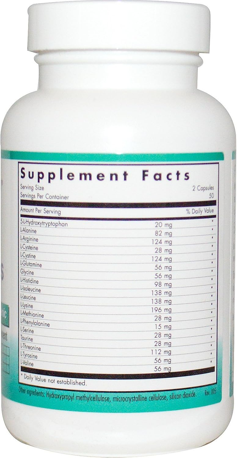 NutriCology FreeAminos, 100 Capsules - görsel 2