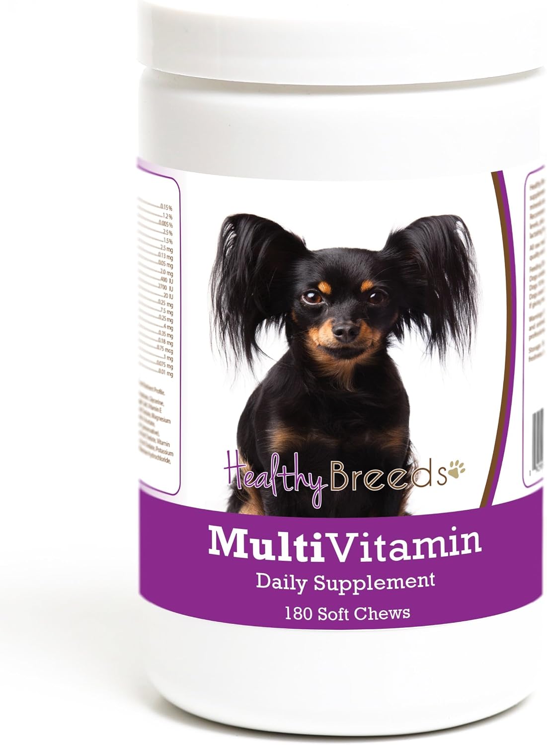 Healthy Breeds Russian Toy Terrier Multivitamin Soft Chews for Dogs 180 Count - görsel 1