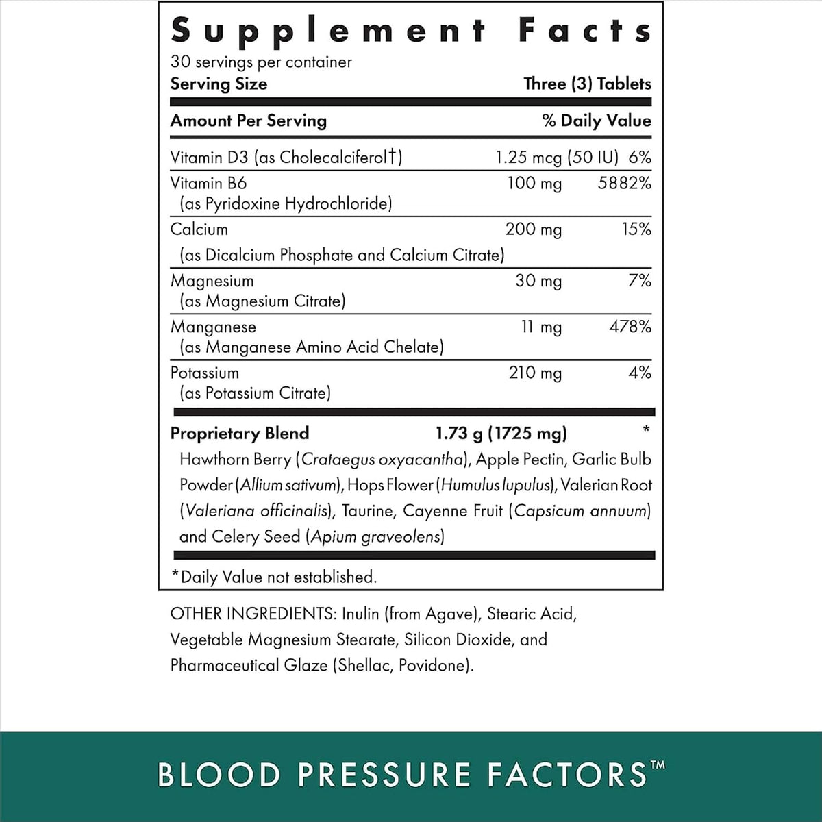Michael's Health Naturopathic Programmes Blood Pressure Factors - 90 Vegetarian Tablets, Pack of 2 – Image 2