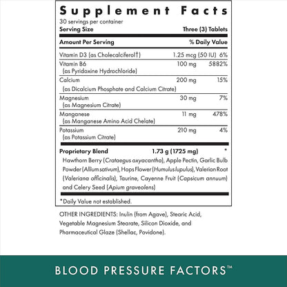 Michael's Health Naturopathic Programmes Blood Pressure Factors - 90 Vegetarian Tablets, Pack of 2 – Image 2