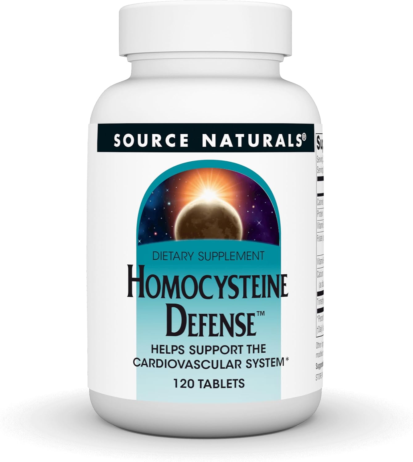 Source Naturals Homocysteine Defence - Supports Healthy Homocysteine Metabolism - 120 Tablets - görsel 1