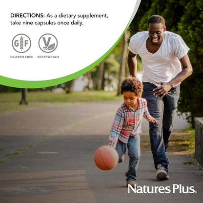 NaturesPlus Source of Life Multivitamin & Mineral Supplement – 180 Capsules