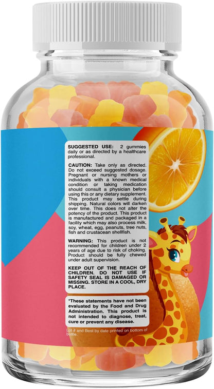 Phytoral Kids Vitamins Gummy Multivitamin - Natural Energy Support & Immune Health for Children - 90 Gummies