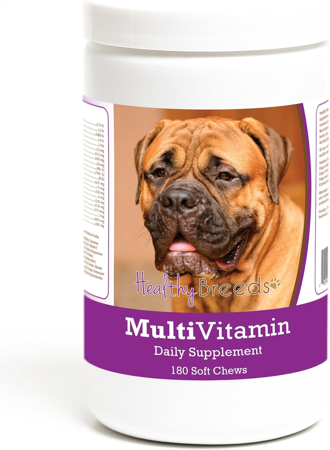 Healthy Breeds Bullmastiff Multivitamin Soft Chew for Dogs 180 Count - görsel 1