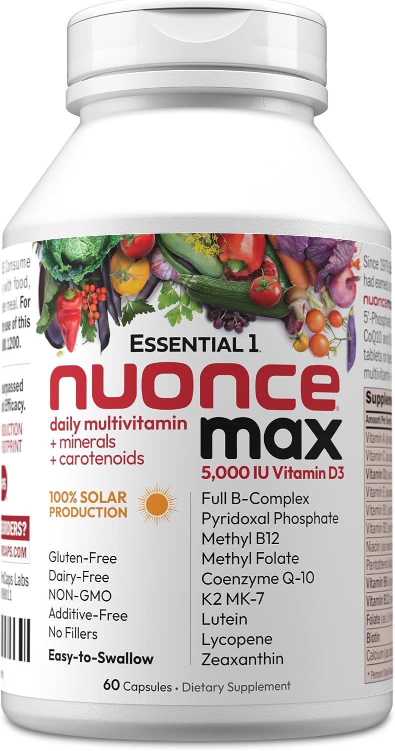 ANDREW LESSMAN Essential-1 nuoncemax Multivitamin - High Potency, No Additives, 60 Capsules - görsel 1