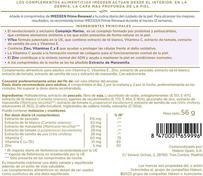 Imedeen Prime Renewal Tablets (120) – Skin Collagen Formula for 50+ Skin care Beauty Supplement