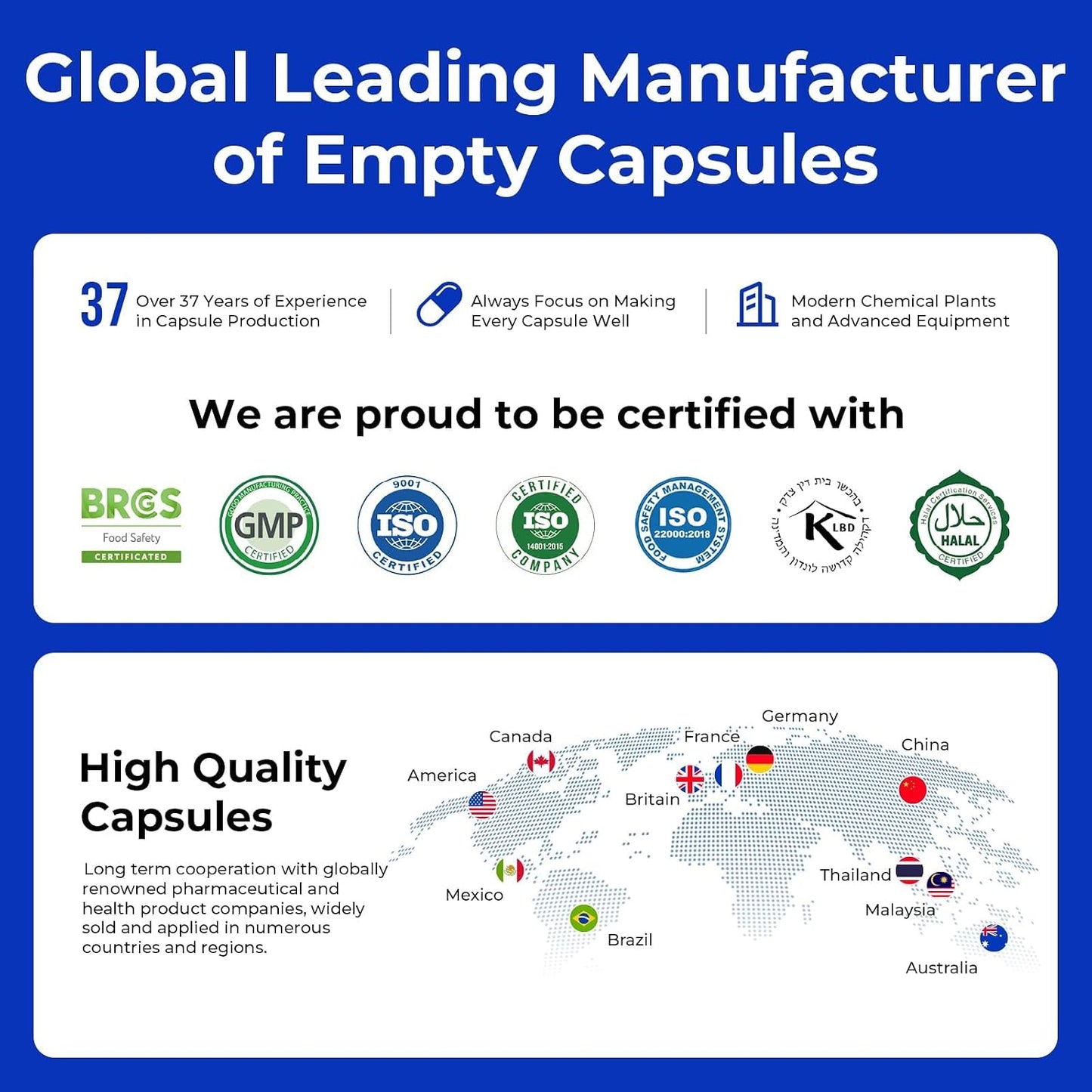 Empty Vegan Capsules Size 1, 500 Pack DIY Vegetable Capsules for Filling | Includes 2 Micro Lab Spoons - görsel 5
