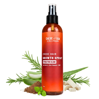 Uhuru Naturals Hair Growth Spray, Biotin & MSM Scalp Treatment, 240 ml