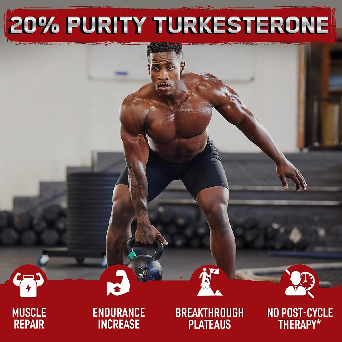 Orisilico Beta Ecdysterone & Turkesterone 1400 mg – 98% Beta Ecdysterone + 20% Turkesterone Extract for Muscle Mass, Strength & Protein Synthesis, 60 Capsules - görsel 5
