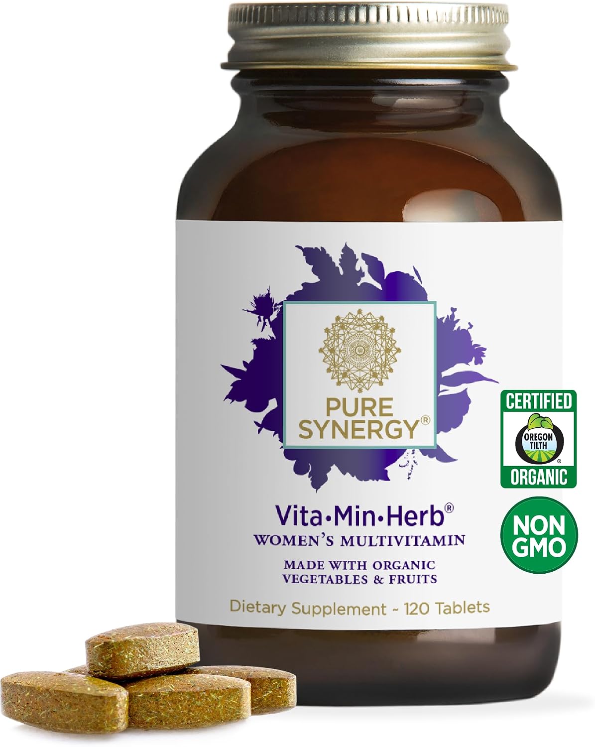 PURE SYNERGY Vita·Min·Herb for Women - Women's Comprehensive Multivitamin Supplement – Image 1