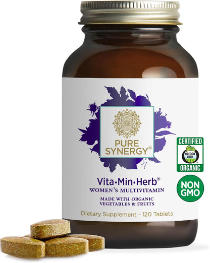PURE SYNERGY Vita·Min·Herb for Women - Women's Comprehensive Multivitamin Supplement – Image 1