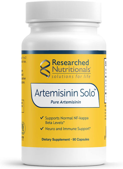 Researched Nutritionals Artemisinin Solo – Sweet Wormwood Immune Support Food Supplement (90 Capsules)