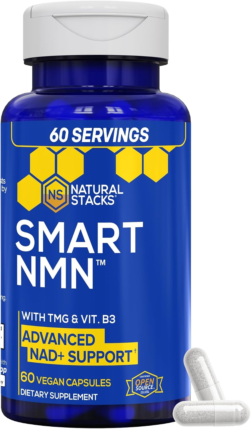 Smart NMN Supplement - Advanced NAD+ Support with NMN, Niacin & TMG - 60 Capsules - görsel 1