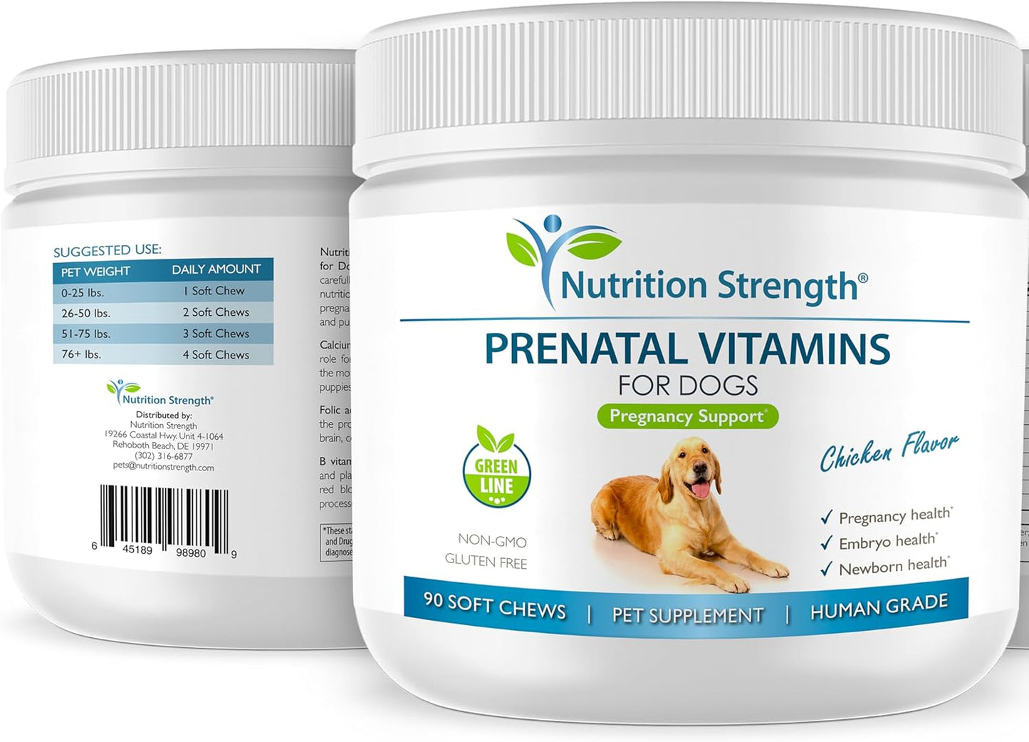 Nutrition Strength Prenatal Vitamins for Dogs - 90 Soft Chews - görsel 4