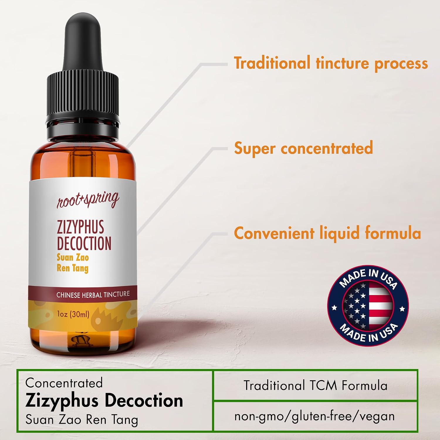 Zizyphus Decoction – Suan Zao Tang – Herbal Tincture (Liquid Extract) with Dropper – Traditional Chinese Herb Blend, 30 ml - görsel 7