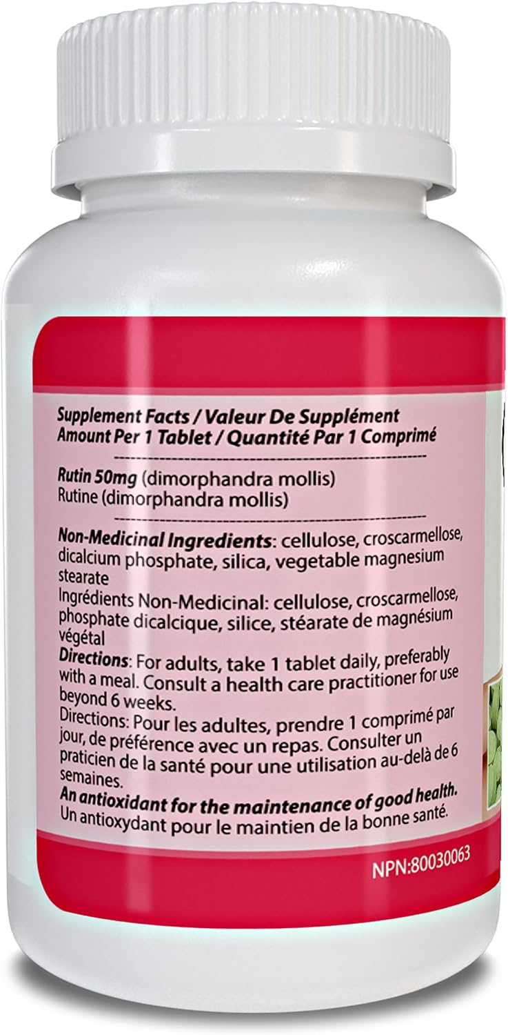 Total Natural Rutin 50mg 90 Tablets - görsel 2