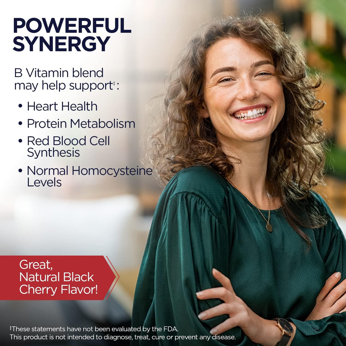 KAL Vitamin B-6, B-12, and Folic Acid Supplement - Methylcobalamin and Folate Lozenges - Natural Cherry - Gluten Free - 60 Servings - görsel 4