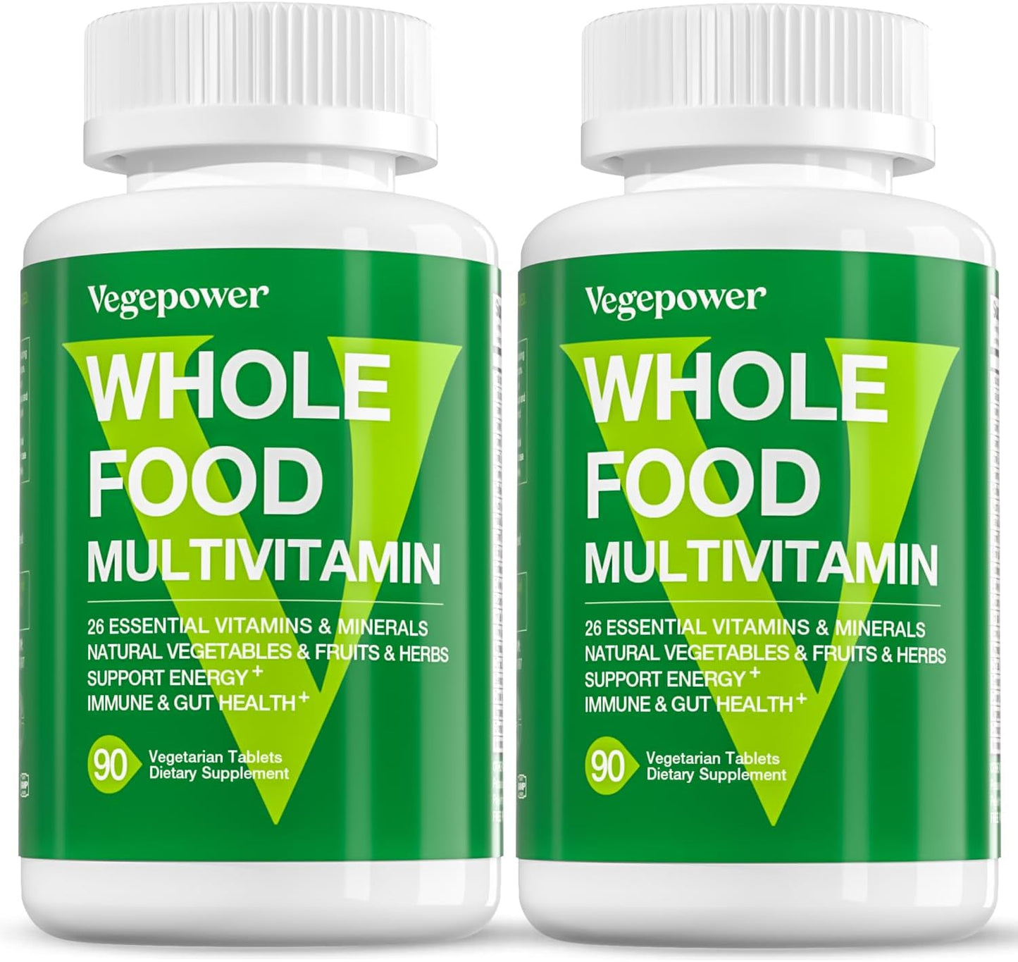 Vegan Whole Food Multivitamin with Iron – Daily Multivitamin for Men and Women, Methylated B-Complex, Non-GMO, 90 Tablets - görsel 10