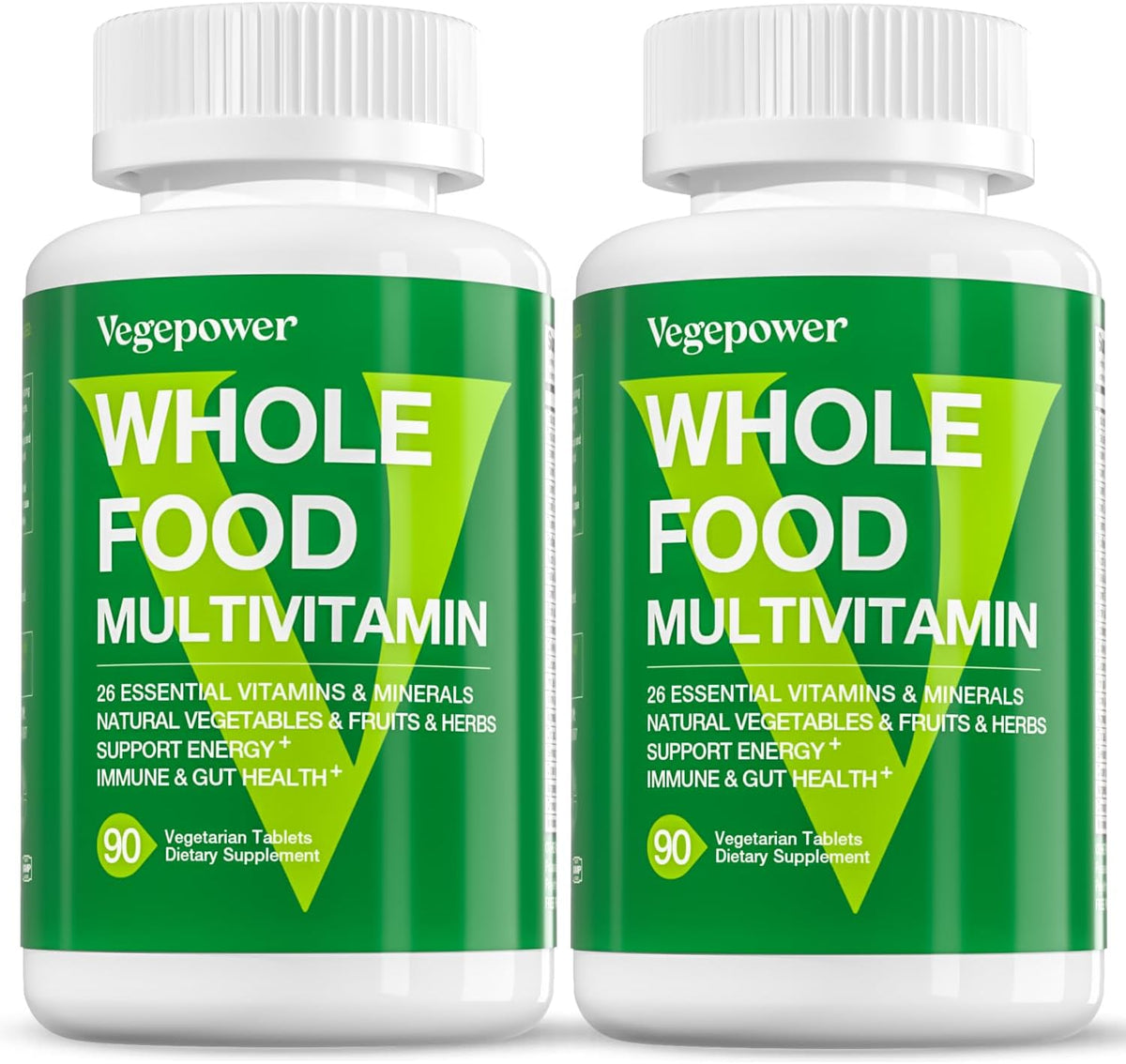 Vegan Whole Food Multivitamin with Iron – Daily Multivitamin for Men and Women, Methylated B-Complex, Non-GMO, 90 Tablets - görsel 10