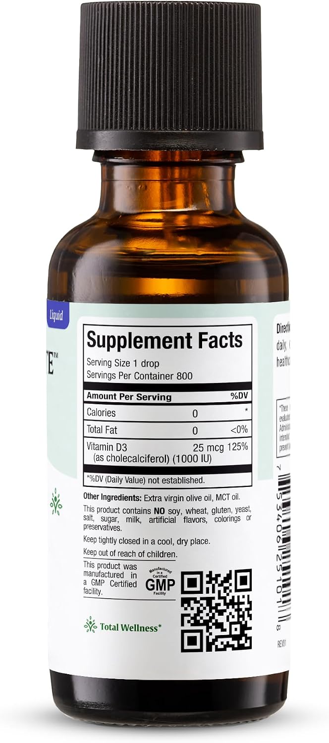 Vitamin D3 Concentrate - 1000 IU Per Drop - 30 ml - Maxi Health - görsel 6