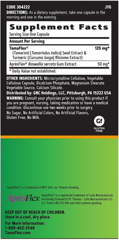 GNC TamaFlex Fast Acting, Joint Support, 120 Vegetarian Capsules