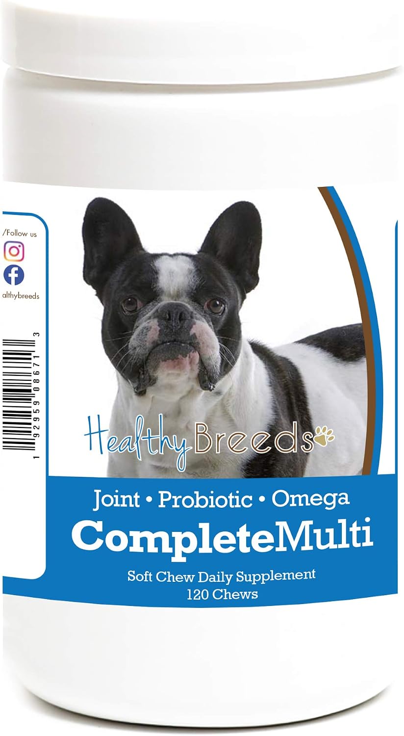 Healthy Breeds French Bulldog All in One Multivitamin Soft Chew – 120 Chews - görsel 1