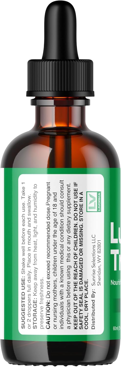 LIVORKA Lung Trust Liquid Drops Advanced Formula, 5-Pack (150-Day Supply) - görsel 2