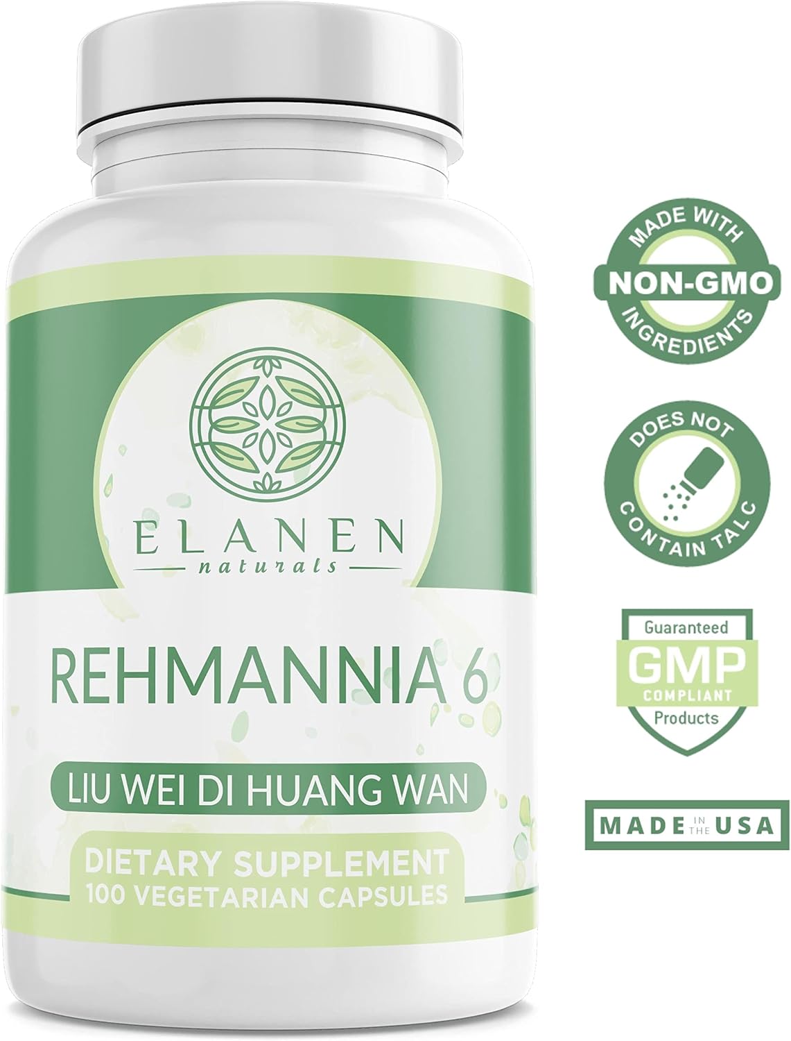 Liu Wei Di Huang Wan, Rehmannia 6, Six Flavour Rehmannia, 100 Vegetable Capsules - görsel 2