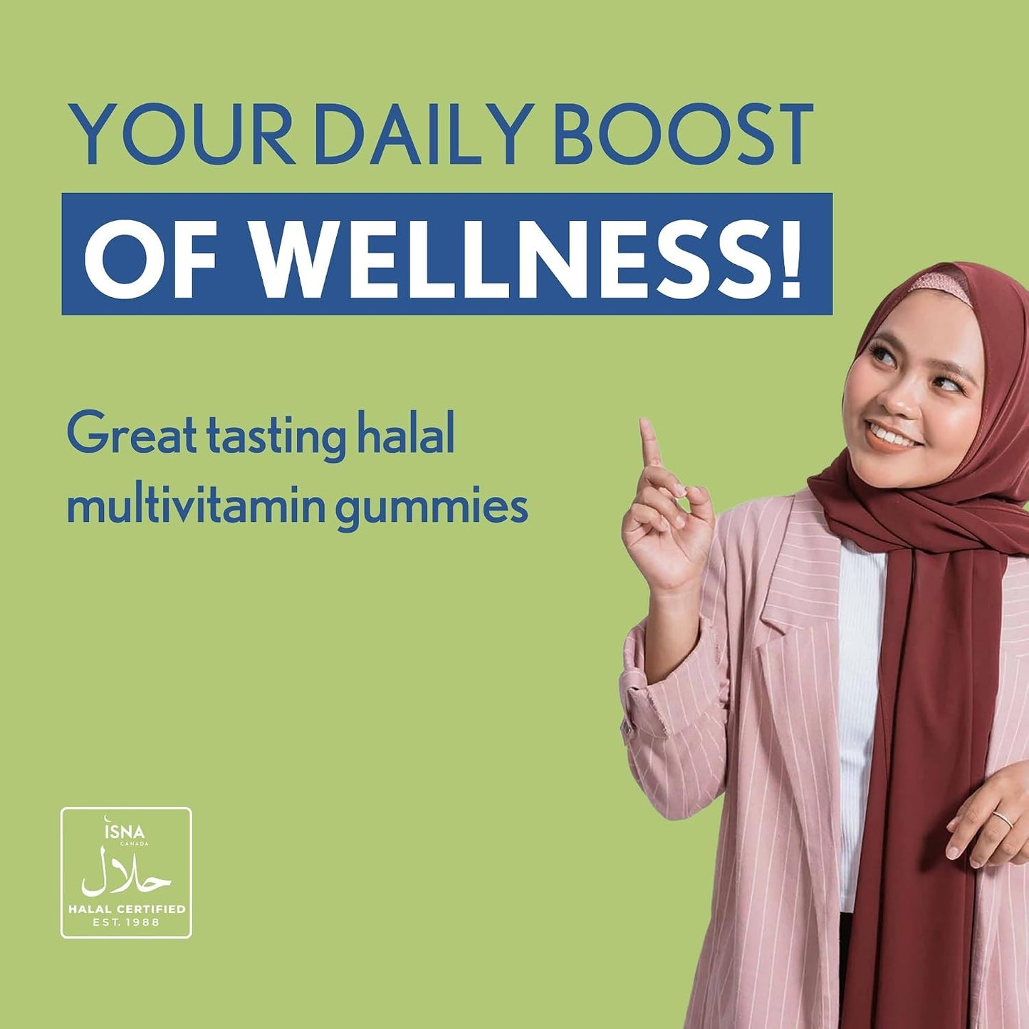 Noor Vitamins Halal Adult Multivitamin Gummy with Organic Fruit Blend – 90 Count - görsel 6