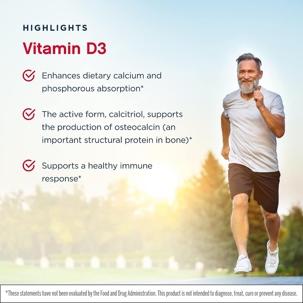 Jarrow Formulae Vitamin D3 2500 IU, 200 Softgels – Bone & Immune Support - görsel 4