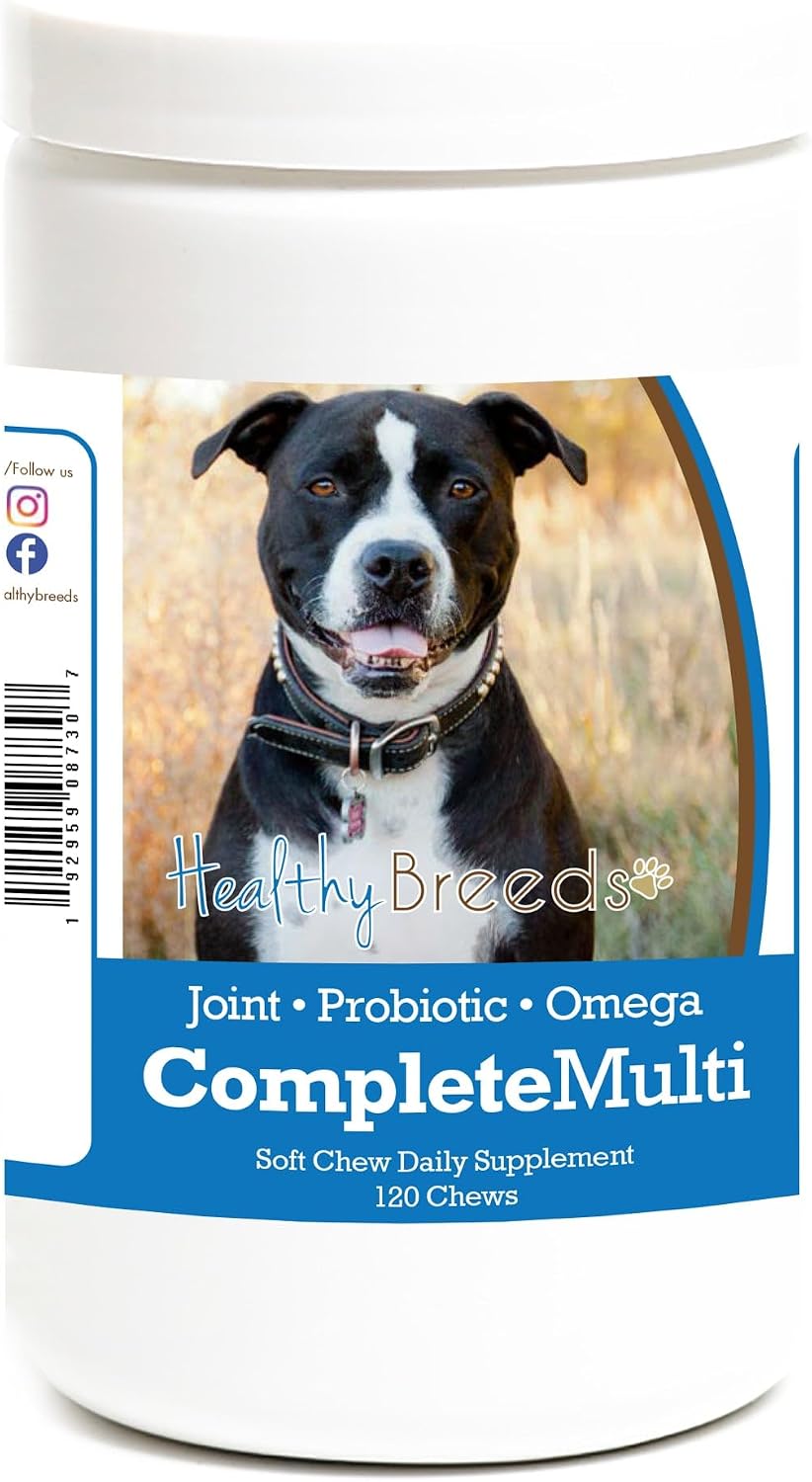 Healthy Breeds Pit Bull All in One Multivitamin Soft Chew 120 Chews - görsel 1