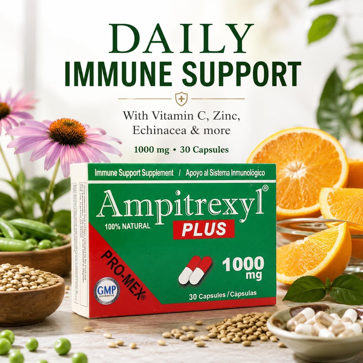 Ampitrexyl Plus Antioxidant Capsules, 1000 mg, 30 Capsules - görsel 2