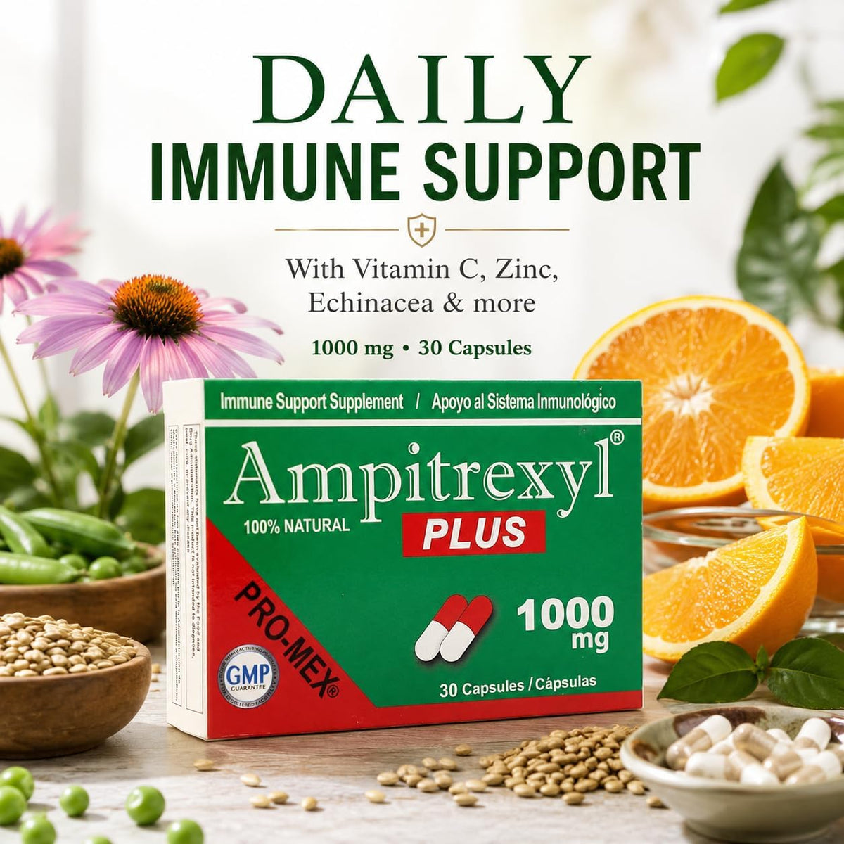 Ampitrexyl Plus Antioxidant Capsules, 1000 mg, 30 Capsules - görsel 2