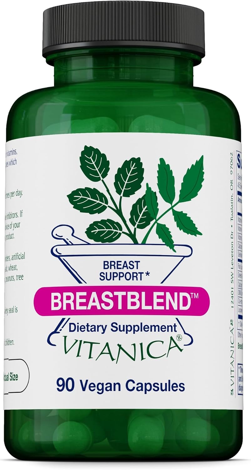 Vitanica BreastBlend – Breast Support Supplement, 90 Vegan Capsules - görsel 1