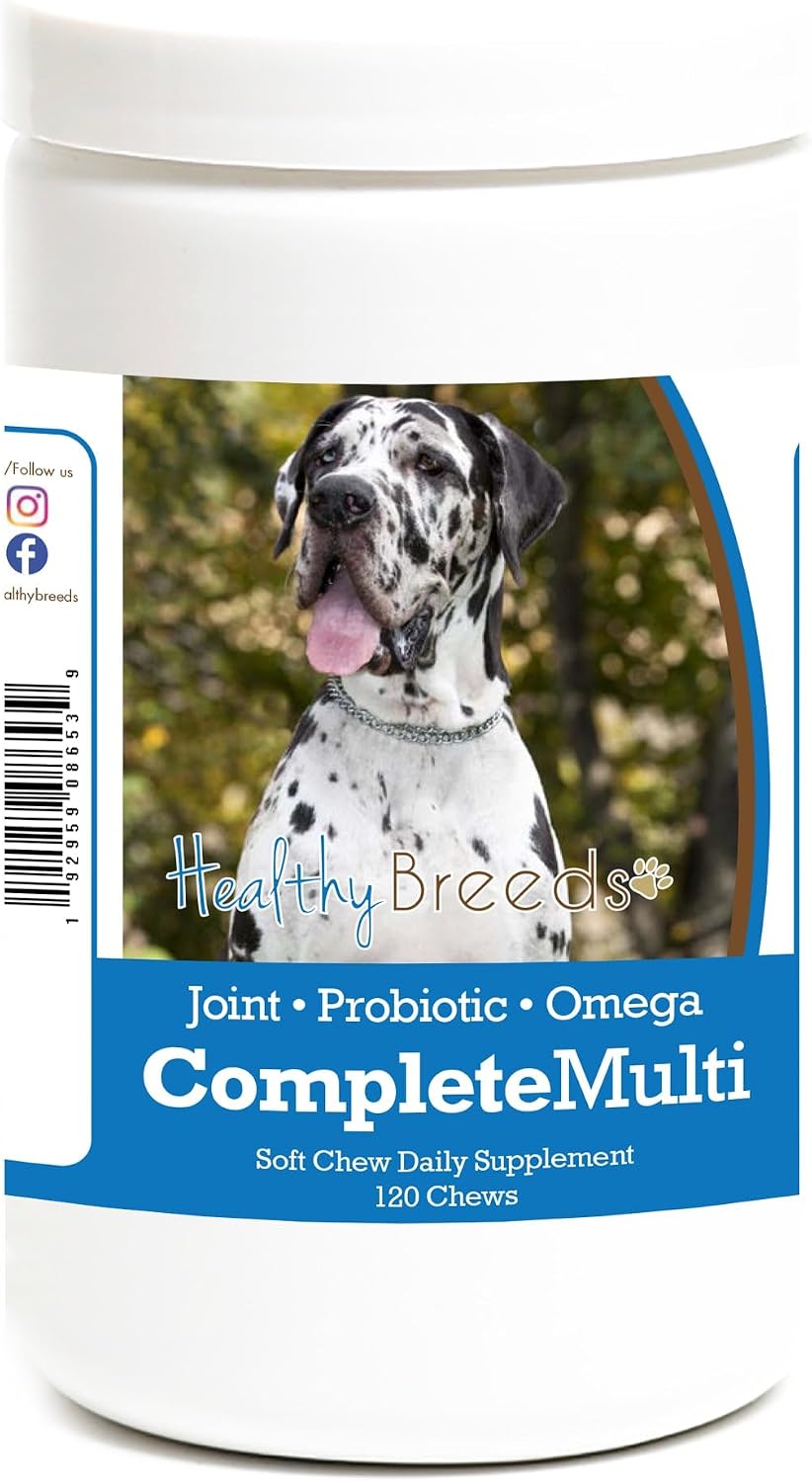 Healthy Breeds Great Dane All in One Multivitamin Soft Chews 120 Count - görsel 1