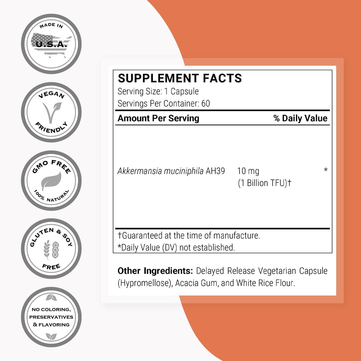 Supersmart Akkermansia Muciniphila 1 Billion TFU per Day - Pasteurised Probiotic - Enhanced Absorption - Postbiotic Supplement - Non-GM & Gluten-free - 60 Delayed Release Capsules - görsel 4