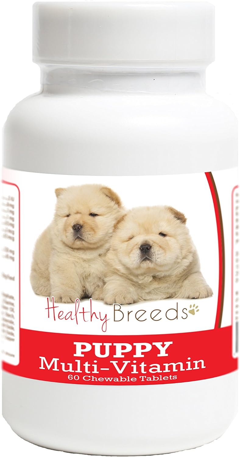 Healthy Breeds Chow Chow Puppy Multivitamin Tablets 60 Count - görsel 1
