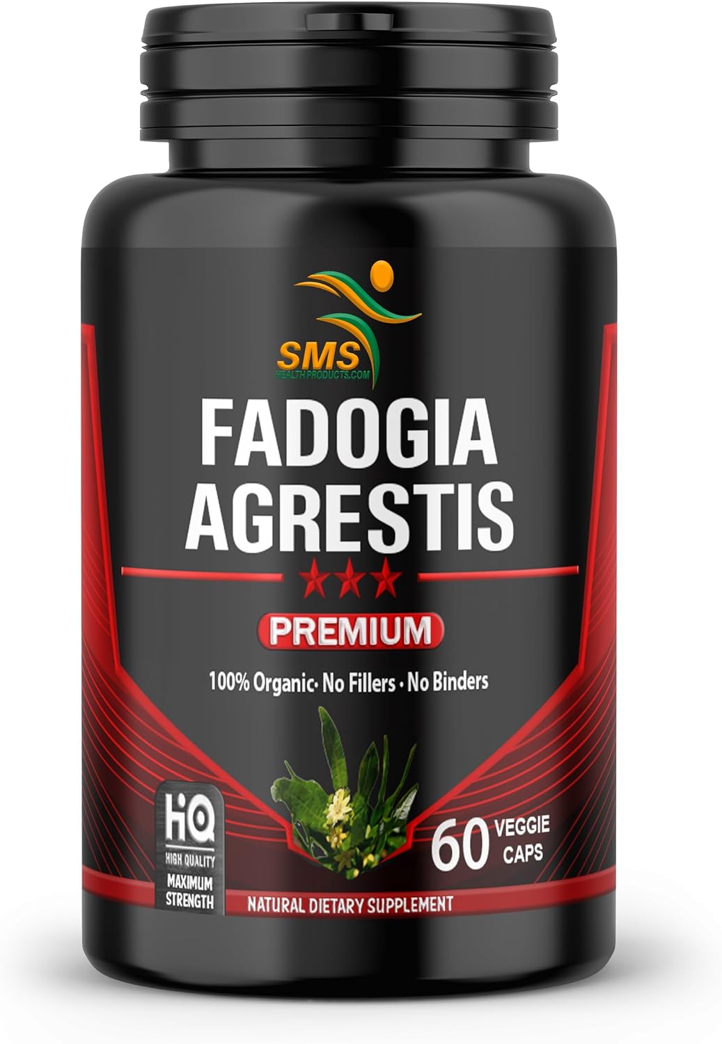 Fadogia Agrestis Extract Pills (Maximum Strength) 1,000mg Servings – 60 Vegetable Capsules - görsel 6
