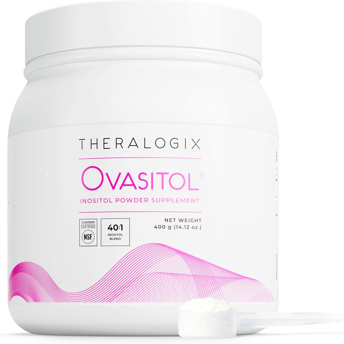 Theralogix Ovasitol Inositol Powder Sachets - 90-Day Supply - Myo-Inositol & D-Chiro Inositol for Hormone Balance & Ovarian Function Support* - NSF Certified - 180 Sachets - görsel 9