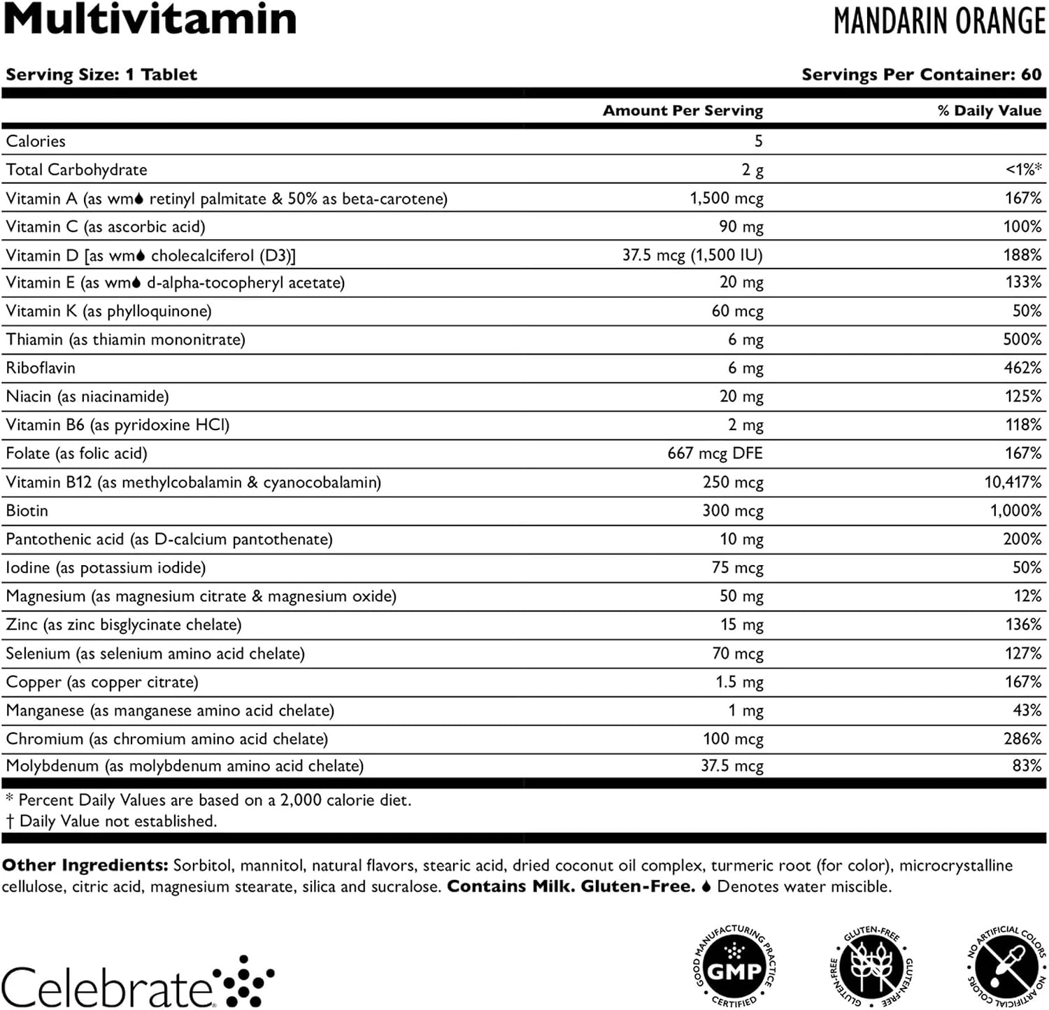 Celebrate Vitamins Bariatric Multivitamin Chewable, Iron-Free – Orange (60 Tablets) - görsel 3