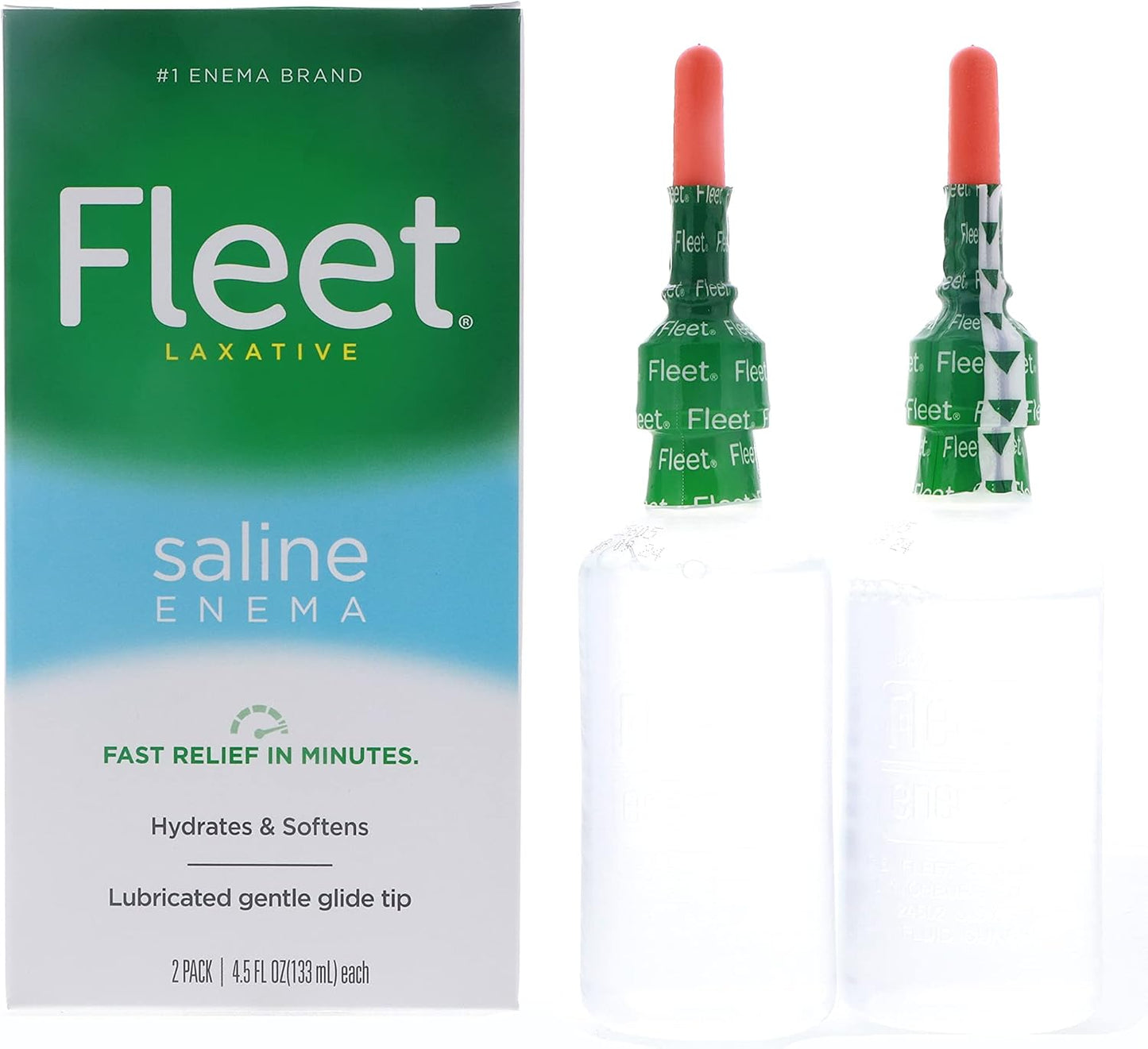 Fleet Laxative Saline Enema with Gentle Glide Tip – 133 ml Bottles (Pack of 3) - görsel 2