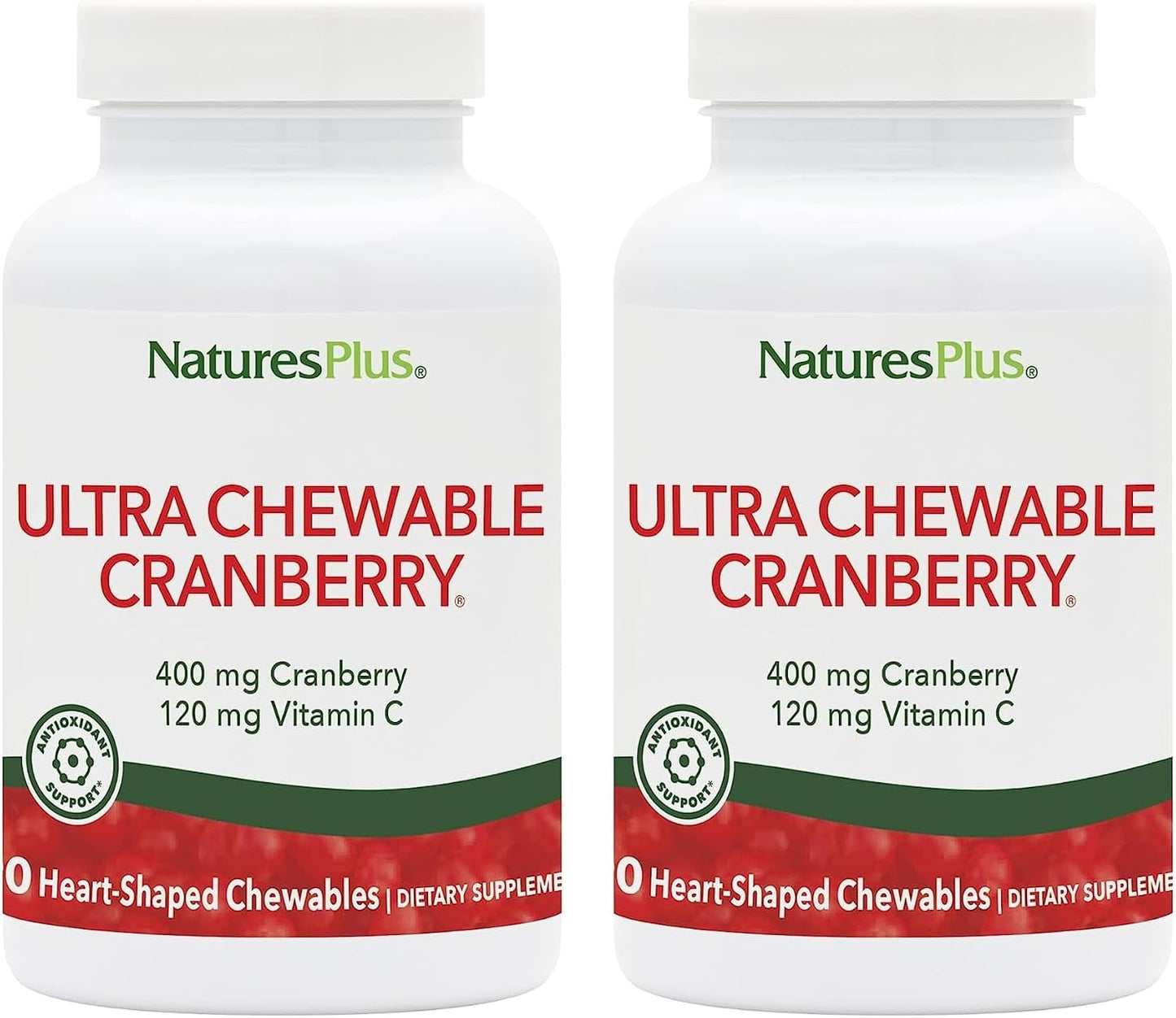 NaturesPlus Ultra Chewable Cranberry - 90 Love Berries Tablets - görsel 10
