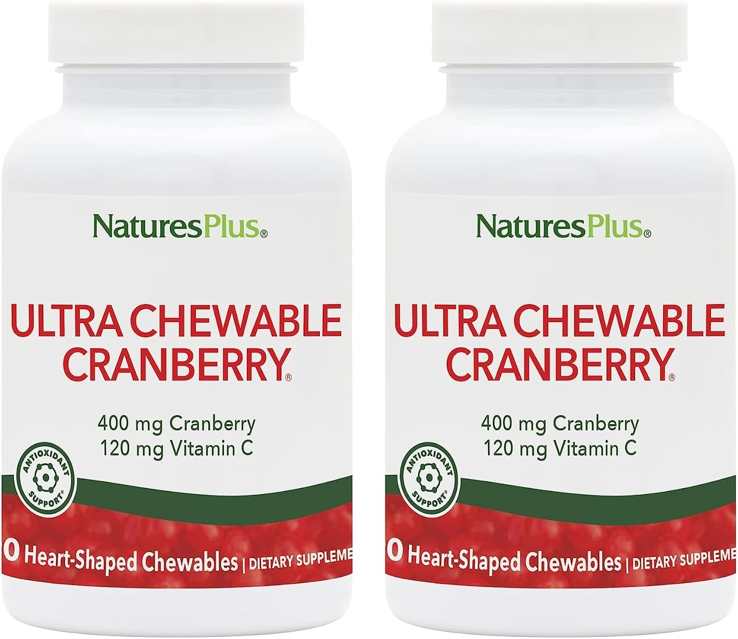 NaturesPlus Ultra Chewable Cranberry - 90 Love Berries Tablets - görsel 10