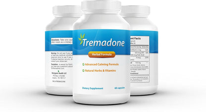 Tremadone Essential Tremor Support Supplement - All-Natural, Gluten-Free, Dairy-Free (1 Bottle)