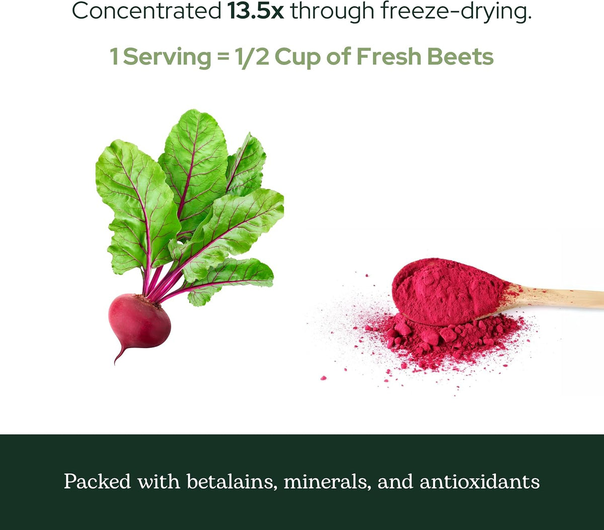 Eclectic Herb - Organic Beetroot Juice Powder | Stamina & Endurance | Cardiovascular Health, Circulation & Blood Pressure Support | Natural, Vegan, Non-GMO (3.2 oz | 90 g) - görsel 8