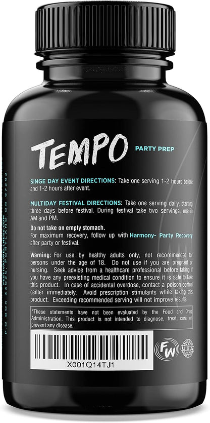 Tempo: Festival Prep – Immune Support, Nervous System Health & Electrolyte Replenishment