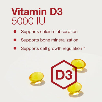 Protocol for Life Balance Vitamin D3 5,000 IU – 120 Softgels