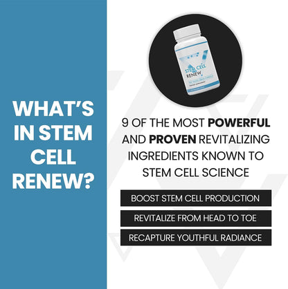 Stem Cell Renew – Support Your Natural Supply of Stem Cells (60 Capsules)