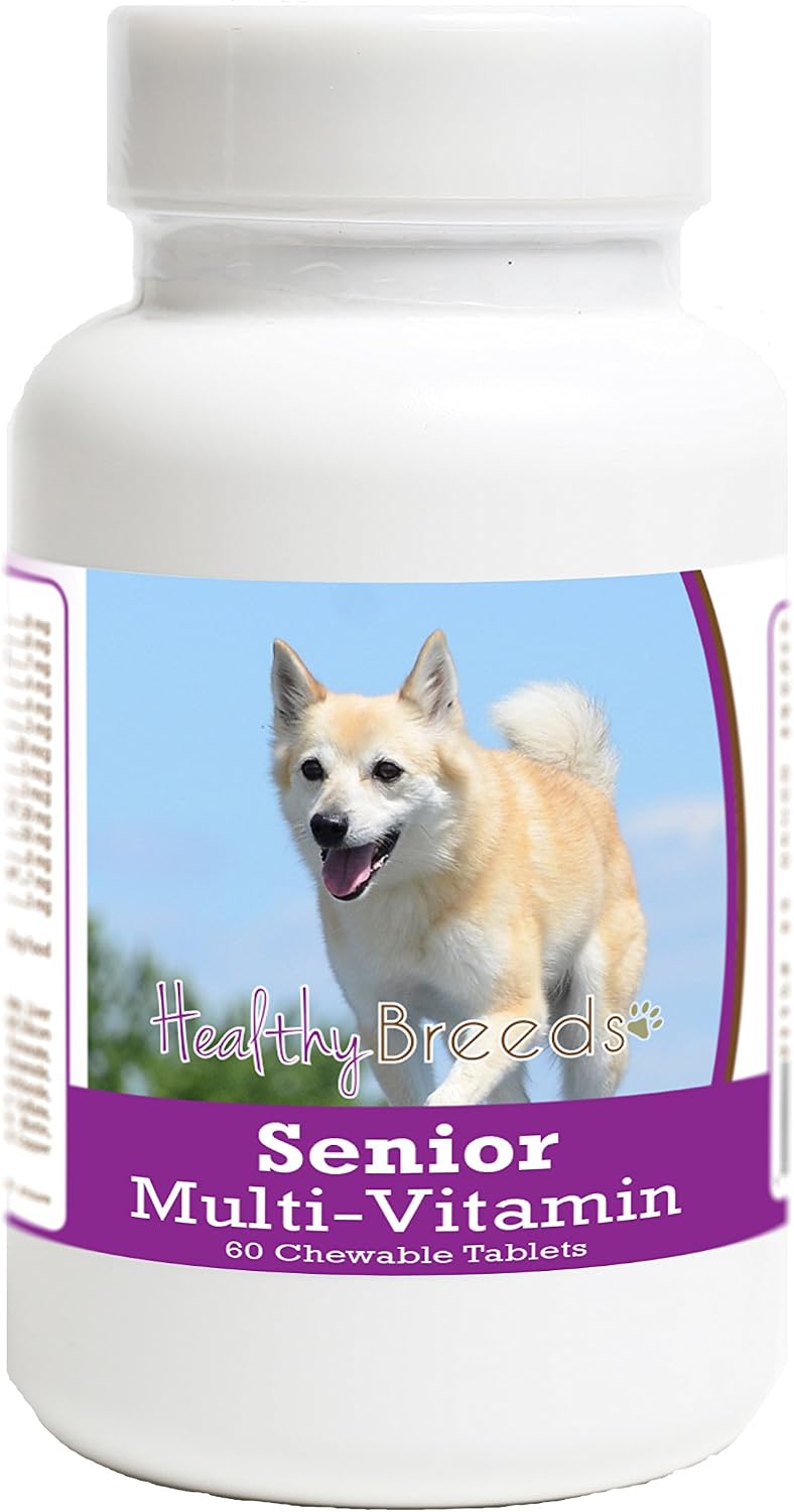 Healthy Breeds Norwegian Buhund Senior Dog Multivitamin Tablets 60 Count - görsel 1